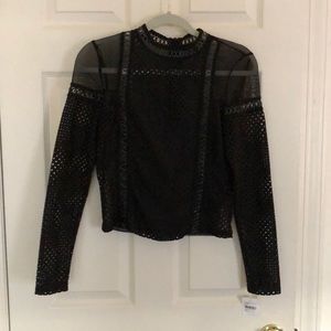 Topshop mesh shirt
